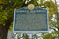 Arlington, VT - Rockwell's Retreat - Norman Rockwell Sign